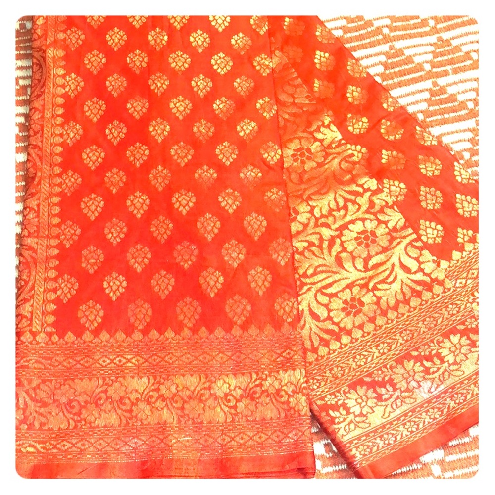 Red Silk Saree